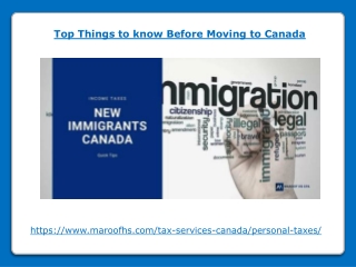 Top Things to know Before Moving to Canada