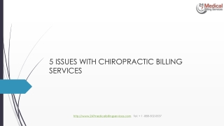 5 ISSUES WITH CHIROPRACTIC BILLING SERVICES