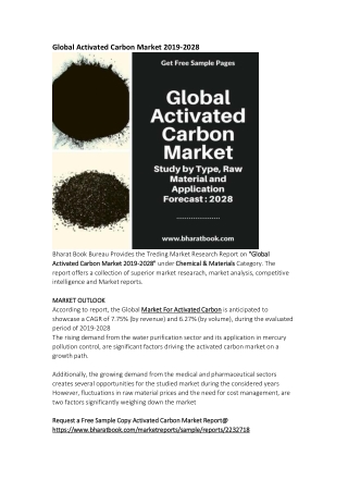 Global Activated Carbon Market Research Report Forecast 2028