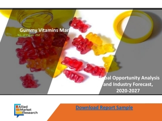 Gummy Vitamins Market Segments, Dynamics, Size, Supply & Demand, Current Trends and Forecast 2026