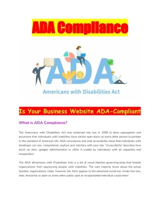 ADA Compliance