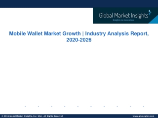 Mobile Wallet Market Trends, Analysis & Forecast,2026