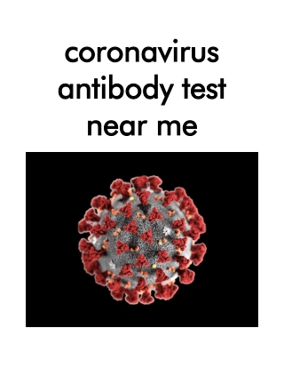 coronavirus antibody test near me