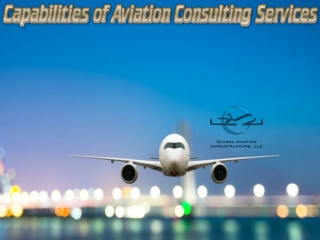 Capabilities of Aviation Consulting Services