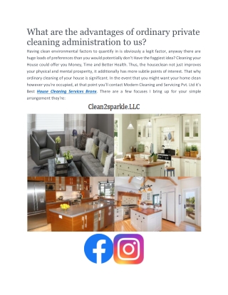 Best Cleaning Services Brooklyn | Clean2sparkle.com