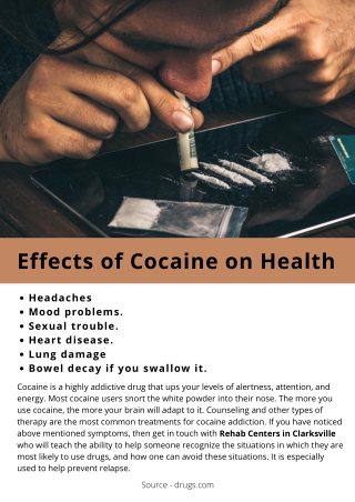 Effects of Cocaine on Health