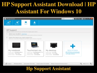 HP Support Assistant Download | HP Assistant for Windows 10
