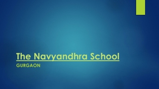 The Navyandhra School, Gurgaon: