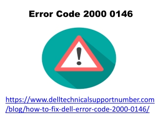 Error Code  2000 0146