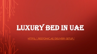 Luxury Bed in UAE