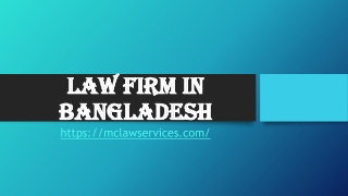 Law firm in Bangladesh