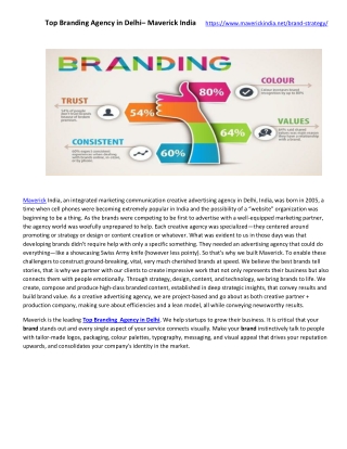 Top Branding Agency in Delhi– Maverick India