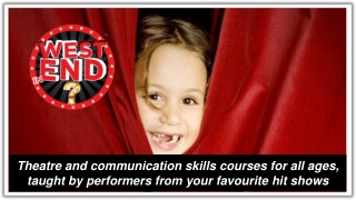 Performing Arts Courses for Schools - West End in