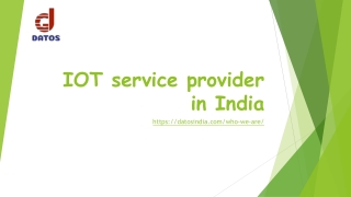 IOT service provider in India