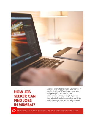 HOW JOB SEEKER CAN FIND JOBS IN MUMBAI?