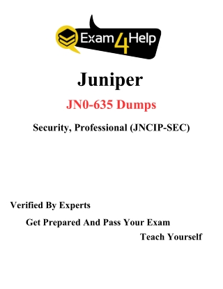 JN0-635 Study Material - JN0-635 Labs | Exam4help.com