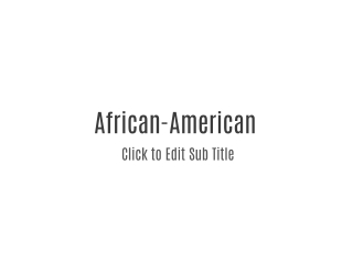 African-American