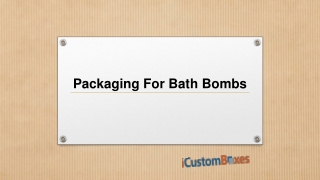 Get 45% Discount On Custom Packaging For Bath Bombs
