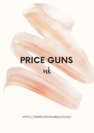 Price Guns UK | ItStick Labels Limited