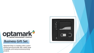 Custom Langley Classic Business Gift Set - Optamark