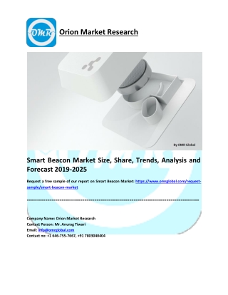 Smart Beacon Market Growth, Size, Share and Forecast 2019-2025