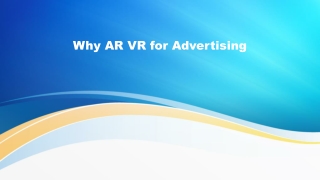 Know Why AR VR for Advertising | Devden Creative Solutions Pvt Ltd