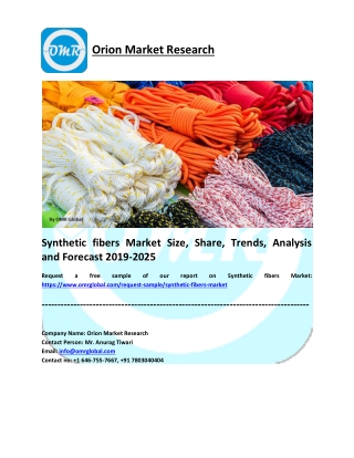 Synthetic fibers Market Share, Trends, Size, Research and Forecast 2019-2025