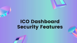 ICO Dashboard Security Features