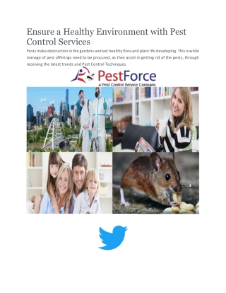 Pest Control Edmonton | Pestforce.ca