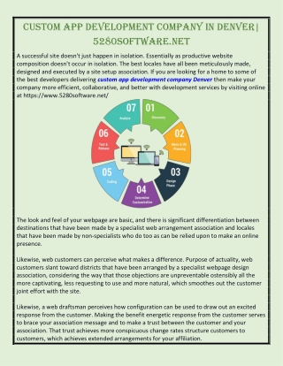 Custom App Development Company In Denver| 5280software.net