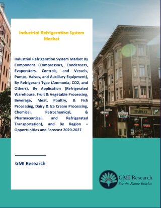 Industrial Refrigeration System Market Forecast 2020 – 2027 Top Key Players Analysis