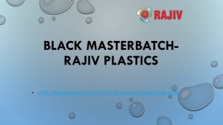 Masterbatches-Rajiv Plastics