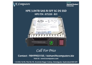 HPE 3.84TB SAS RI SFF SC DS SSD