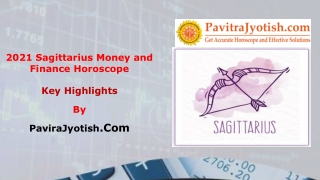 2021 Sagittarius Money and Finance Horoscope