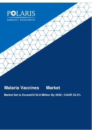 Malaria Vaccines Market Size Report By Agent (Plasmodium Falciparum, Plasmodium Vivax, Anopheles Species); By Vaccines T