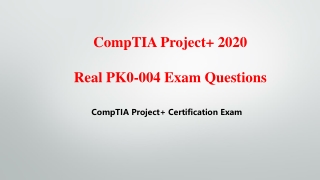 CompTIA Project  PK0-004 Exam Questions V12.02 Killtest