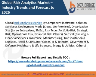 Risk analytics market