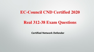Real Certified Network Defender 312-38 Exam Questions V9.02 Killtest