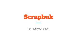 Online Scrap Selling With Scrapbuk