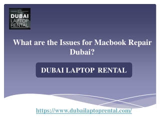 What are the Issues for Macbook Repair Dubai?