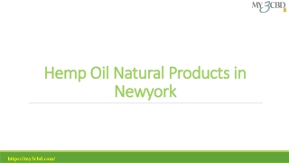 Hemp Oil Natural Products in Newyork