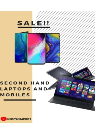 second hand laptops and mobiles