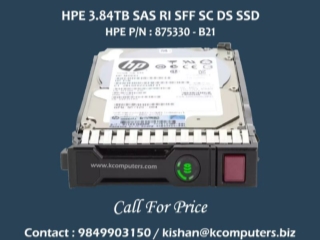 HPE 3.84TB SAS RI SFF SC DS SSD