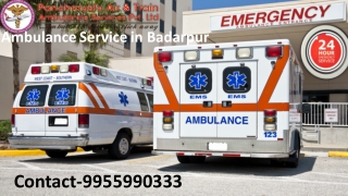 Get Highly Qualified Medical Team Ambulance Service in Badarpur at Genuine Cost