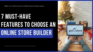7 Must-Have Features To Choose An Online Store Builder