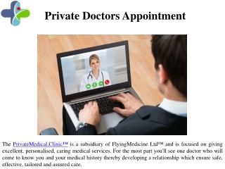 Private Doctors Appointment