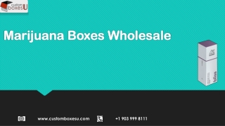 Marijuana Boxes Wholesale for Packaging in USA