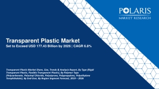 Transparent Plastic Market Size to Reach USD 177.43 Billion by 2026