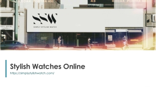 Stylish Watches Online