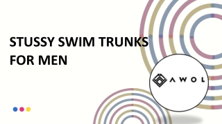 STUSSY SWIM TRUNKS FOR MEN